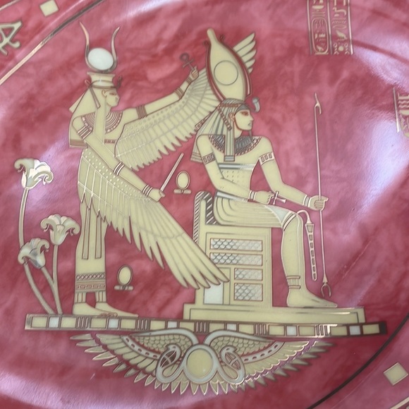 FM 1942 Fathi Mahmoud Made in Egypt. 11" by 7.5"  Plate Pharaoh - Picture 4 of 7